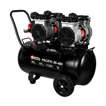 Компрессор безмасляный QUATTRO ELEMENTI PACIFIC  50-480 (480 л/мин, 50 л, 3000 Вт, 8 бар, 45.0 кг)