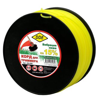 Корд триммерный DDE "Classic line" (круг, диаметр 4,0 мм, длина  90 м)