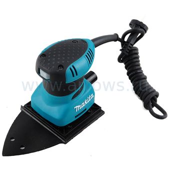 Шлифмашина вибрационная MAKITA BO4565 (200 Вт, трехугольн. 114/102 мм, раб.ход 1,5мм, 1,1кг (BO4565)