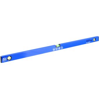 Уровень строительный КОБАЛЬТ Комфорт, 1000 мм, профиль 20 x 49 мм, 3 глазка, точность 1 мм/м (243-004)