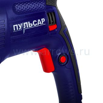 Перфоратор сетевой SDS-plus ПУЛЬСАР ПЭ 28-900П (900Вт, 3,3Дж, 3 режима, съёмный патрон, 2,9кг)