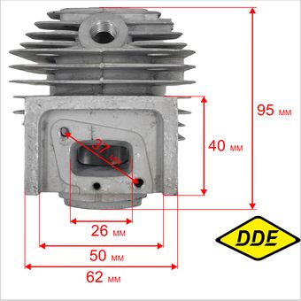 Цилиндр DDE Ø40мм TL43/GB43/B420R