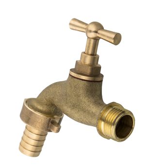 Кран водоразборный QUATTRO ELEMENTI с вентилем, 1/2", латунь (246-432)