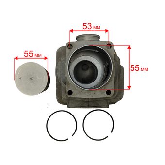 Поршневая группа DDE GS400/16", в сборе (подходит на К950 5061555-06) --> 90-1381
