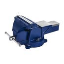 Тиски слесарные КОБАЛЬТ чугунные, ширина губок 200 мм, захват 220 мм, 28 кг, с наковальней, коробка (246-005)