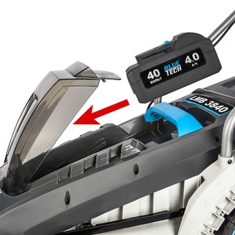 Газонокосилка аккумуляторная DDE  BlueTech LMB 3840 (38 см, 25 - 75 мм, сборник 40л, без ЗУ и АКБ)