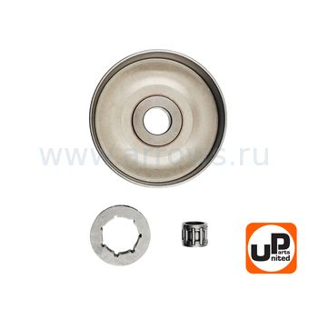Чашка сцепления UNITED PARTS 0.325"-7 для HUSQVARNA 137/142 с подшипником (аналог 5300481-32, 5300693-42)