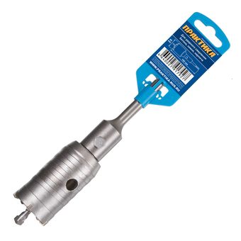 Коронка твердосплавная ПРАКТИКА SDS- Plus ударная 40 мм (1шт.) клипса (917-927)