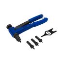 Заклепочник одноручный КОБАЛЬТ 250 мм, резьбовые заклепки M3, M4, M5, M6, блистер (243-561)