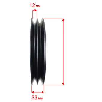 Шкив DDE снегоотбрасывателя ST1176LE / ST1387LET / ST9071L привода крыльчатки->798-492-209