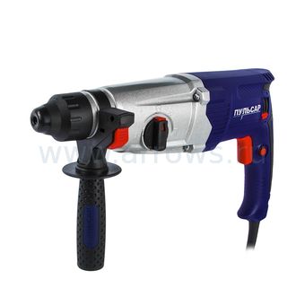 Перфоратор сетевой SDS-plus ПУЛЬСАР ПЭ 30-1000 (1000Вт, 3,4Дж, 3 режима, мет. корпус редуктора, 3кг)