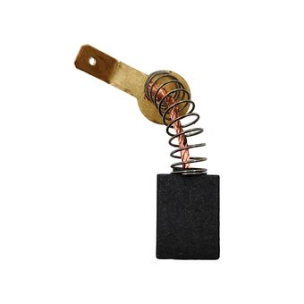 Щетка графитовая DDE 6х18,5х18мм CSE2418 пружина, круглый пятак со скабой 1 шт