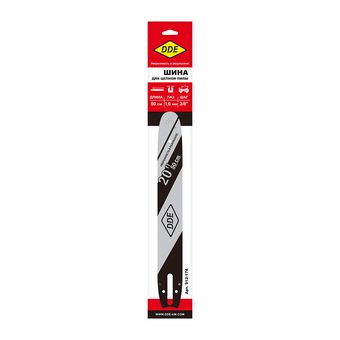 Шина пилы цепной сварная DDE 20"/ 50 см 3/8"-1,6-72 зв (для цепи 75DP/LP)(203SLHD025)