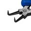 Съемник стопорных колец КОБАЛЬТ для внутренних колец 14-60 мм, изогнутый, 150 мм, подвес (244-216)
