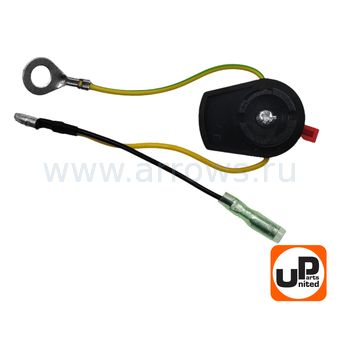 Выключатель зажигания UNITED PARTS для двигателя 168F, 170F, 173F, 188F, 192F (три провода)
