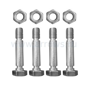 Болт крепления шнека (срезной) UNITED PARTS для снегоотбрасывателя М8х42мм, под гайку (набор 4шт)
