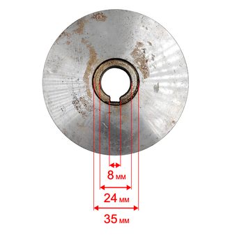 Шкив ведомый DDE VP130-CK
