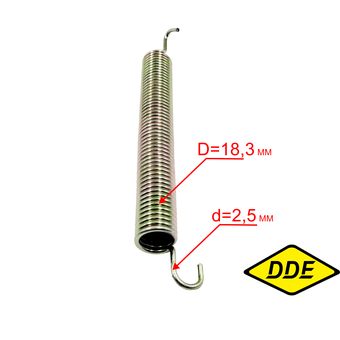 Пружина DDE WORLD18,WYZ18/20/22 регулировки высоты (WORD18-02)