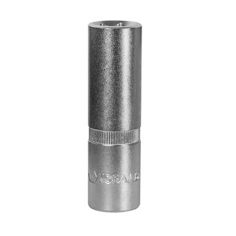 Головка торцевая глубокая КОБАЛЬТ 1/2", 14 мм, CR-V, подвес (644-054)