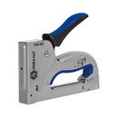 Степлер механический КОБАЛЬТ скобы 4-14мм, тип 53, цел/мет. корпус, регулятор удара, индикатор перезарядки, прорез.рук-ка (918-351)