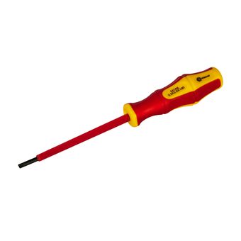 Отвертка диэлектрическая КОБАЛЬТ Ultra Grip SL 3,0 х 100 мм, CR-V, двухкомпонентная рукоятка, подвес (248-771)