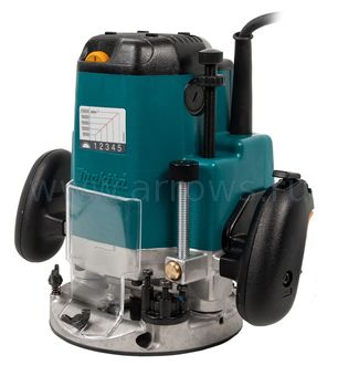 Фрезерная машина MAKITA 3612C (1650 Вт, цанга 12мм, 9000-23000об/м, раб.ход 60мм, 6кг, короб (3612C)