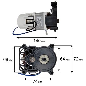 Двигатель эл.  QUATTRO ELEMENTI PALERMO 140 Turbo без насоса -> 793-305-P01