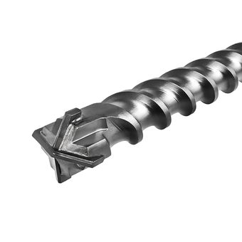 Бур SDS-MAX ПРАКТИКА 45 х 1360/1500 мм, КВАДРО, серия Эксперт, по бетону (915-749)