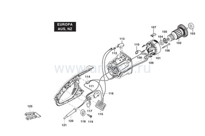 Деталировка Щетка графитовая MAKITA UC4030A (957805410)