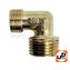 Фитинг-уголок UNITED PARTS для компрессора, резьба внешняя  3/8"×1/2"