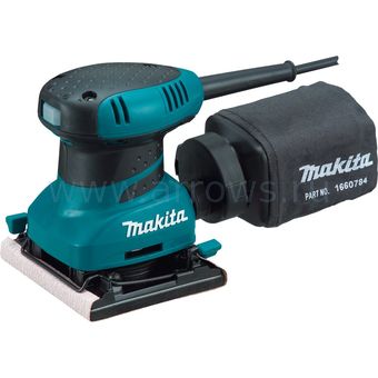 Шлифмашина вибрационная MAKITA BO4557 (180 Вт, 112/102 мм, раб.ход 1,5мм, 1 кг, коробка) (BO4557)