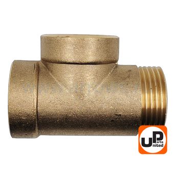 Штуцер UNITED PARTS 3-выводной1"F×1"F×1"M (90-0316)