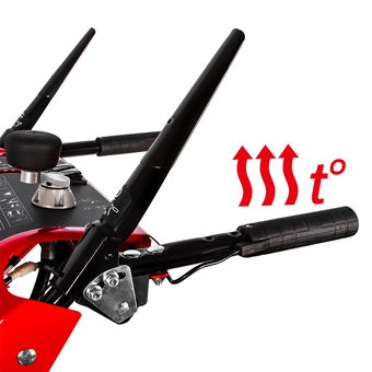 Снегоуборщик бензиновый DDE  ST7066LE (SnowEngine 7,0 л.с, 66 см, эл. стар,скор. +6/-2, колеса 16")
