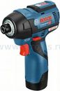 Гайковёрт аккумуляторный ударный BOSCH GDR 12V-110 (12 В, 110 Hм, 1/4", 2 шт акк, Li-Io (06019E0005)