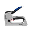 Степлер механический КОБАЛЬТ СТРЕЛОК, алюм.корп., скобы 6-14 мм, тип 53, шпильки 12-14 мм, гвозди 14 мм, рег.удара, спуск.крючок (240-690)