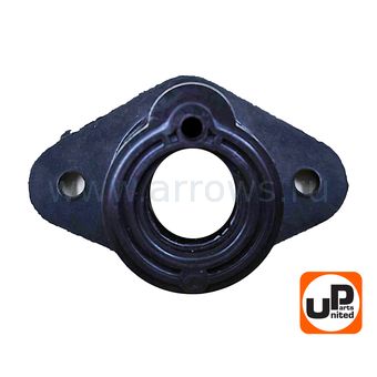 Колено резиновое UNITED PARTS для бензопил 25 куб. см. (расстояние между отв. 29мм)