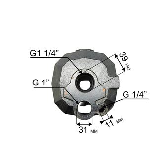 Корпус насоса водяного QUATTRO ELEMENTI A800Ci Deep (645-280-007)
