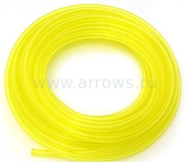Шланг топливный UNITED PARTS универсальный (3,2мм×5мм - 5метров) желтый прозрачный, ПВХ