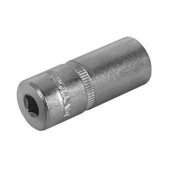Головка торцевая глубокая КОБАЛЬТ 1/4", 14 мм, CR-V, подвес (643-989)