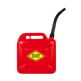 Канистра DDE для ГСМ, 10 л, трубка для заливки