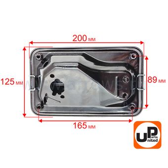 Корпус воздушного фильтра UNITED PARTS 168/170F, GX160/200 прямоуг. ВФ (генератор)