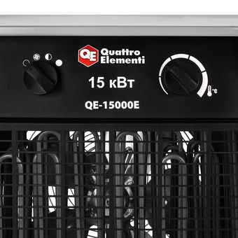 Нагреватель электрический с ТЭН QUATTRO ELEMENTI QЕ-15000 E (7,5/15,0 кВт, 380В-3ф, 1400 м3/час)