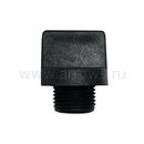 Пробка заливная/сливная UNITED PARTS Ø16,3мм, 5/8"-19 UNF, для садовых насосов и насосных станций от 600/800 Вт (пластик)
