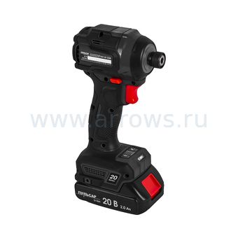 Винтоверт аккумуляторный ПУЛЬСАР ВАУ 20-230Б (20В, 60/120/180/230Нм, 2 акк, 2Ач, кейс)
