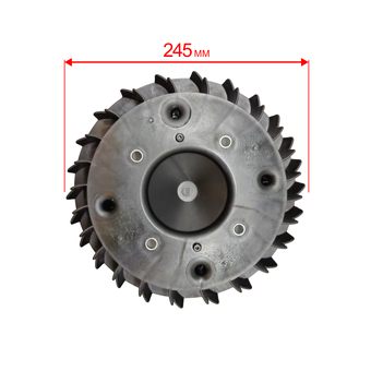 Крыльчатка маховика DDE LC2P82F для трактора TR 106-300 (909-174-497)