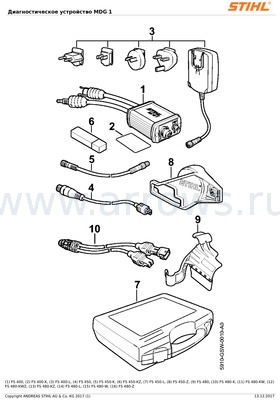 Деталировка Фиксатор STIHL FS100 (41287933000)