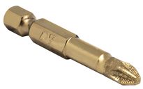 Бита отверточная ПРАКТИКА "Эксперт-Алмаз" PZ-2 х 50мм Tin (1шт), блистер (776-676)