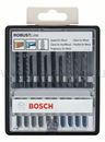 Набор пилок для лобзика BOSCH Robust line, по дер/мет (10 шт.) кассета