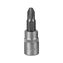 Головка торцевая со вставкой КОБАЛЬТ 1/4", PZ3, CR-V, подвес (923-453)