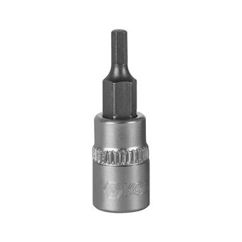 Головка торцевая со вставкой КОБАЛЬТ 1/4", HEX3, CR-V, подвес (923-460)